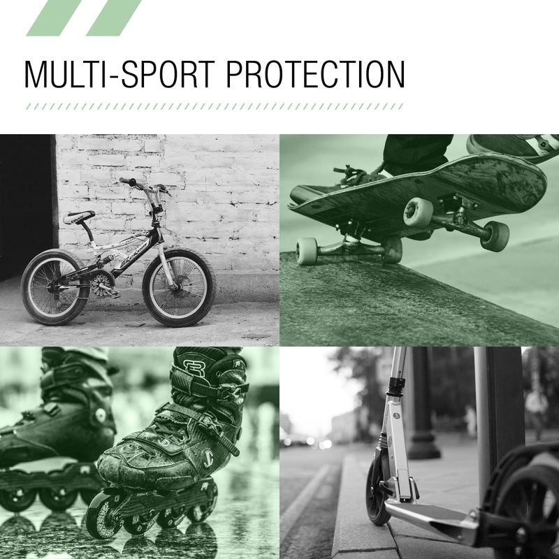 80SIX Triple Certified Multisport Helmet - Ideal for Bike, Scooter, Skateboard, Roller Skate and Inline Skate - Image 5
